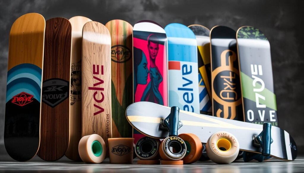 Evolve skateboard decks