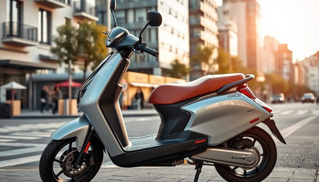 seated electric scooter