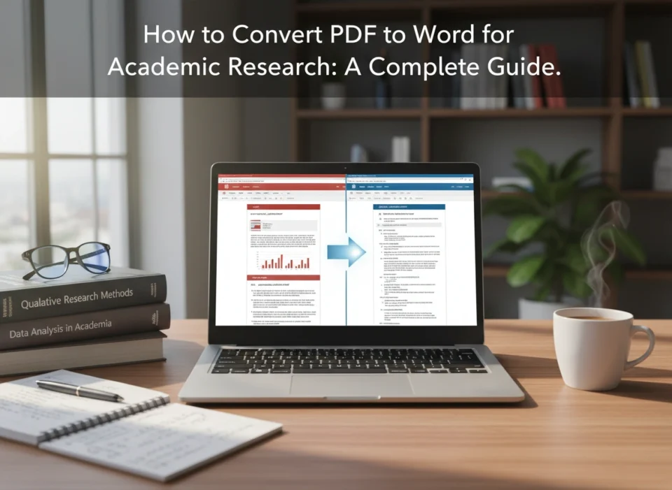 How to Convert PDF to Word for Academic Research: A Complete Guide
